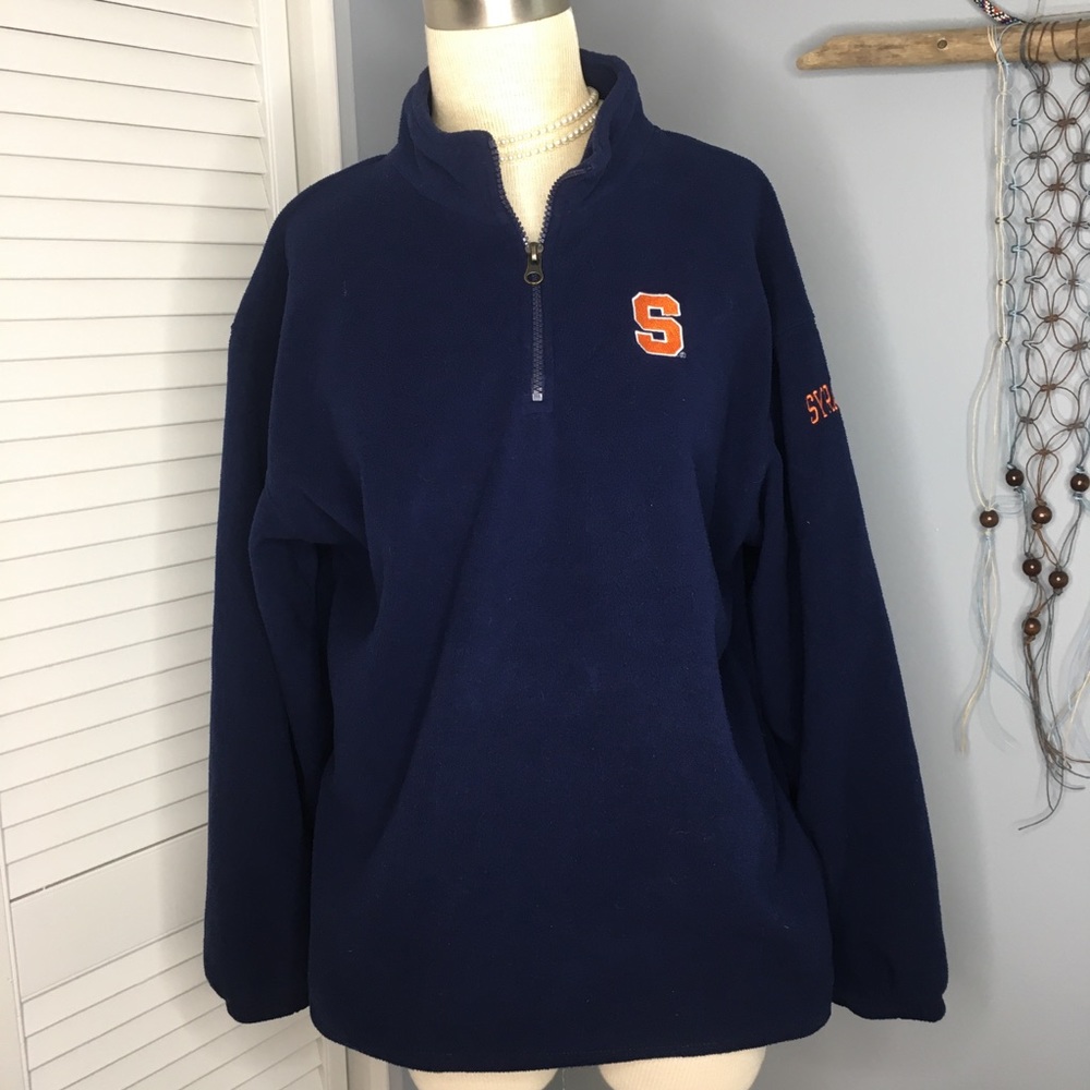 Syracuse Orange navy blue fleece jacket 16/18
